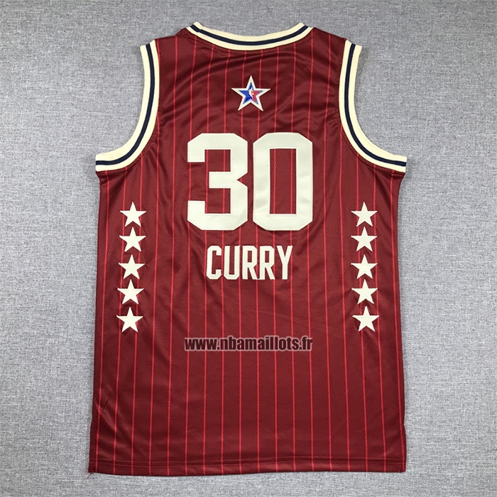Maillot Enfant All Star 2024 Golden State Warriors Stephen Curry NO 30 Rouge